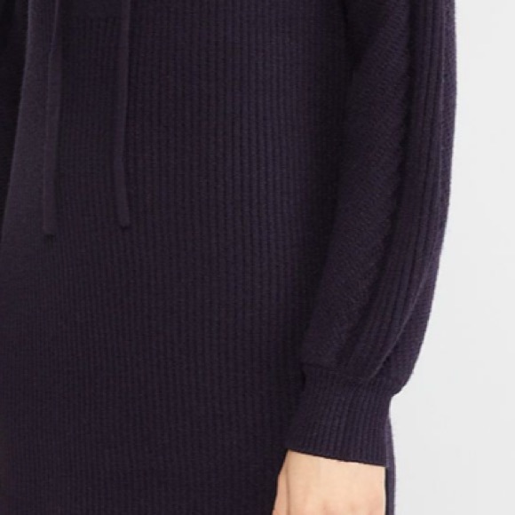 Ann Taylor Lace Up Sweater Dress In Night Sky, ski resort - Picture 6 of 7